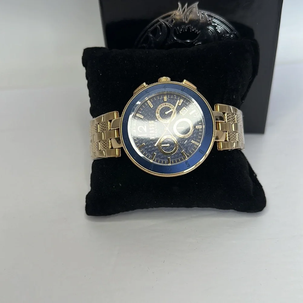 VERSUS VERSACE Logo Gent Chrono Bracelet Watch